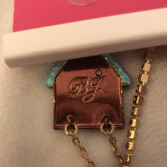 Betsey Johnson Jingle Bell Bling Gingerbread House Heart Mismatch Drop Earrings - Picture 12 of 14